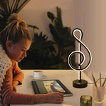 Candeeiro de Mesa Musical Moderno com Escurecimento