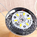 Luminária de Mesa Estilo Chinês em Linho