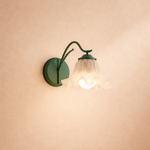 Lâmpada de Parede Flor Estilo Campo