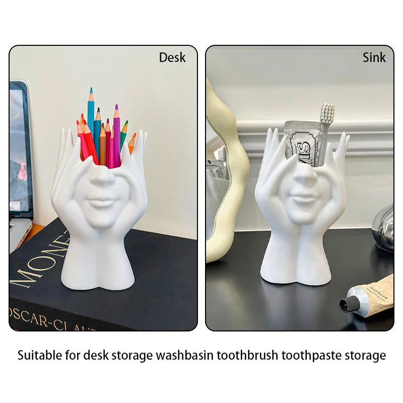 Porta-Objetos Artístico em Resina